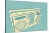 Lunastrella Boombox-John W Golden-Stretched Canvas