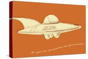 Lunastrella Flying Saucer-John W Golden-Stretched Canvas