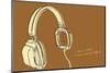 Lunastrella Headphones-John Golden-Mounted Giclee Print