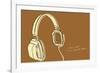 Lunastrella Headphones-John Golden-Framed Giclee Print