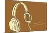 Lunastrella Headphones-John Golden-Mounted Giclee Print