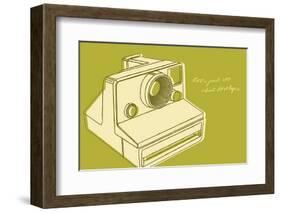 Lunastrella Instant Camera-John Golden-Framed Giclee Print