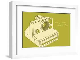 Lunastrella Instant Camera-John Golden-Framed Giclee Print