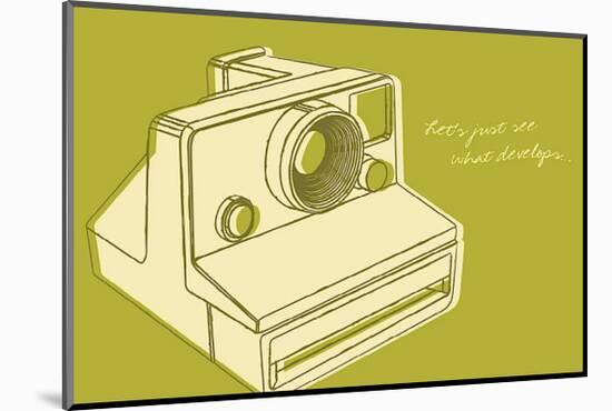 Lunastrella Instant Camera-John Golden-Mounted Giclee Print