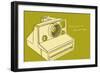 Lunastrella Instant Camera-John Golden-Framed Art Print