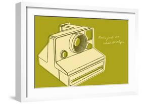 Lunastrella Instant Camera-John Golden-Framed Art Print