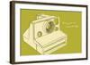 Lunastrella Instant Camera-John W^ Golden-Framed Art Print
