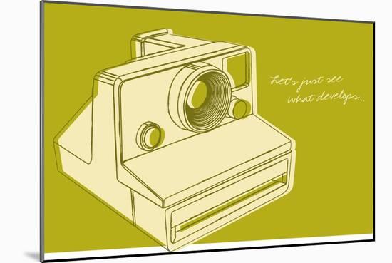Lunastrella Instant Camera-John W Golden-Mounted Giclee Print
