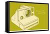 Lunastrella Instant Camera-John W Golden-Framed Stretched Canvas