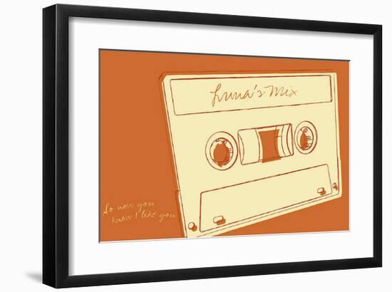 Lunastrella Mix Tape-John Golden-Framed Giclee Print