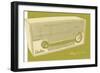 Lunastrella Radio-John W Golden-Framed Giclee Print