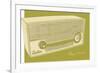 Lunastrella Radio-John W Golden-Framed Giclee Print