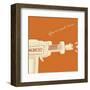 Lunastrella Raygun No. 1 (square)-John W^ Golden-Framed Art Print