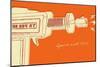 Lunastrella Raygun No. 1-John Golden-Mounted Art Print