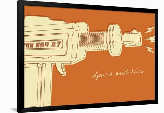 Lunastrella Raygun No. 1-John W Golden-Framed Giclee Print