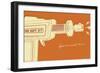 Lunastrella Raygun No. 1-John W Golden-Framed Giclee Print