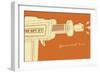 Lunastrella Raygun No. 1-John W Golden-Framed Giclee Print