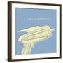 Lunastrella Raygun No. 2 (square)-John W^ Golden-Framed Art Print