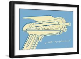 Lunastrella Raygun No. 2-John Golden-Framed Art Print