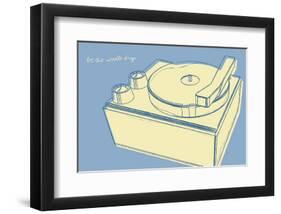 Lunastrella Record Player-John Golden-Framed Giclee Print