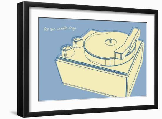 Lunastrella Record Player-John Golden-Framed Giclee Print