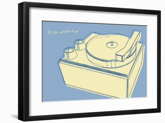 Lunastrella Record Player-John Golden-Framed Giclee Print