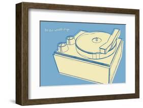 Lunastrella Record Player-John Golden-Framed Art Print