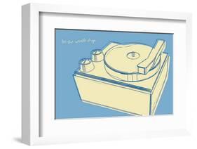 Lunastrella Record Player-John Golden-Framed Art Print