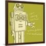 Lunastrella Robot No. 1 (square)-John W^ Golden-Framed Giclee Print