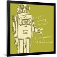 Lunastrella Robot No. 1 (square)-John W^ Golden-Framed Giclee Print