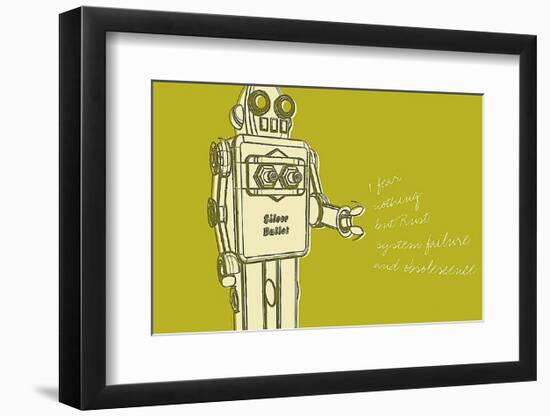 Lunastrella Robot No. 1-John W^ Golden-Framed Art Print