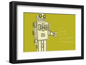 Lunastrella Robot No. 1-John W^ Golden-Framed Art Print