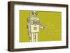 Lunastrella Robot No. 1-John W^ Golden-Framed Art Print