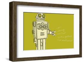 Lunastrella Robot No. 1-John W^ Golden-Framed Art Print