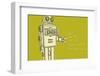 Lunastrella Robot No. 1-John W^ Golden-Framed Art Print