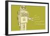 Lunastrella Robot No. 1-John W^ Golden-Framed Art Print