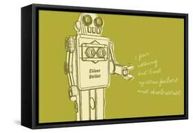 Lunastrella Robot No. 1-John W Golden-Framed Stretched Canvas