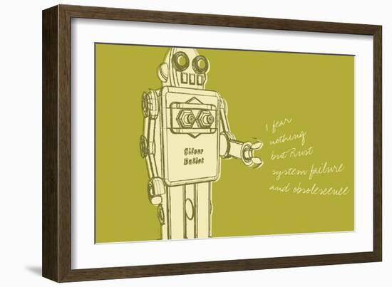 Lunastrella Robot No. 1-John W Golden-Framed Giclee Print