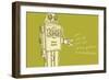 Lunastrella Robot No. 1-John W Golden-Framed Giclee Print