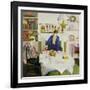 Lunch, 1918-Harold Harvey-Framed Giclee Print