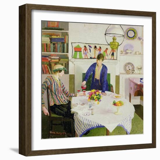 Lunch, 1918-Harold Harvey-Framed Giclee Print