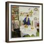 Lunch, 1918-Harold Harvey-Framed Giclee Print