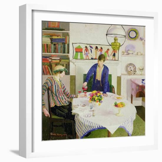 Lunch, 1918-Harold Harvey-Framed Giclee Print