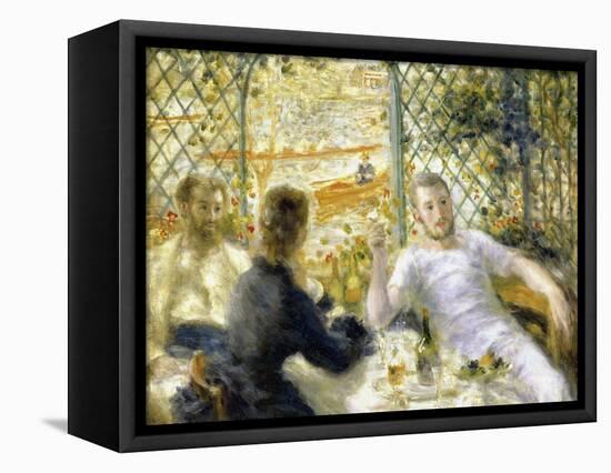 Lunch at the Restaurant Fournaise, 1875-Pierre-Auguste Renoir-Framed Stretched Canvas