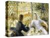 Lunch at the Restaurant Fournaise, 1875-Pierre-Auguste Renoir-Stretched Canvas