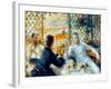 Lunch at the Restaurant Fournaise, 1875-Pierre-Auguste Renoir-Framed Giclee Print