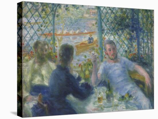 Lunch at the Restaurant Fournaise, 1875-Pierre-Auguste Renoir-Stretched Canvas