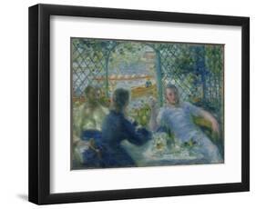 Lunch at the Restaurant Fournaise , 1875-Pierre Auguste Renoir-Framed Giclee Print