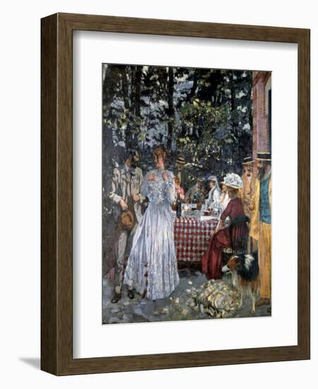 Lunch at Vasouy, 1901-Edouard Vuillard-Framed Giclee Print