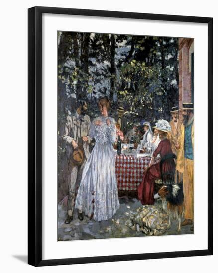 Lunch at Vasouy, 1901-Edouard Vuillard-Framed Giclee Print